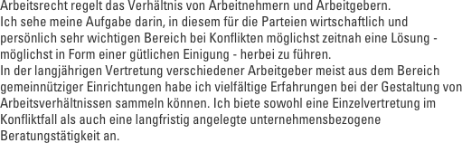 Arbeitsrecht regelt das Verhältnis von